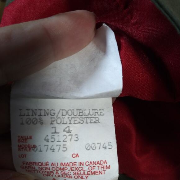 Citrine Green Tan Pants Set Business Casual Safari 2 Piece Set Size 14 - Picture 12 of 16